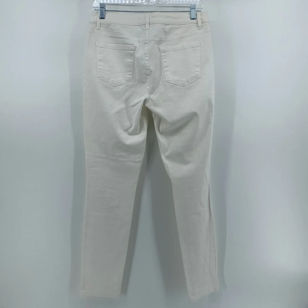 Refuge Womens White Skinny Jeans Size 10 Stretch Denim Pants - Picture 4 of 5
